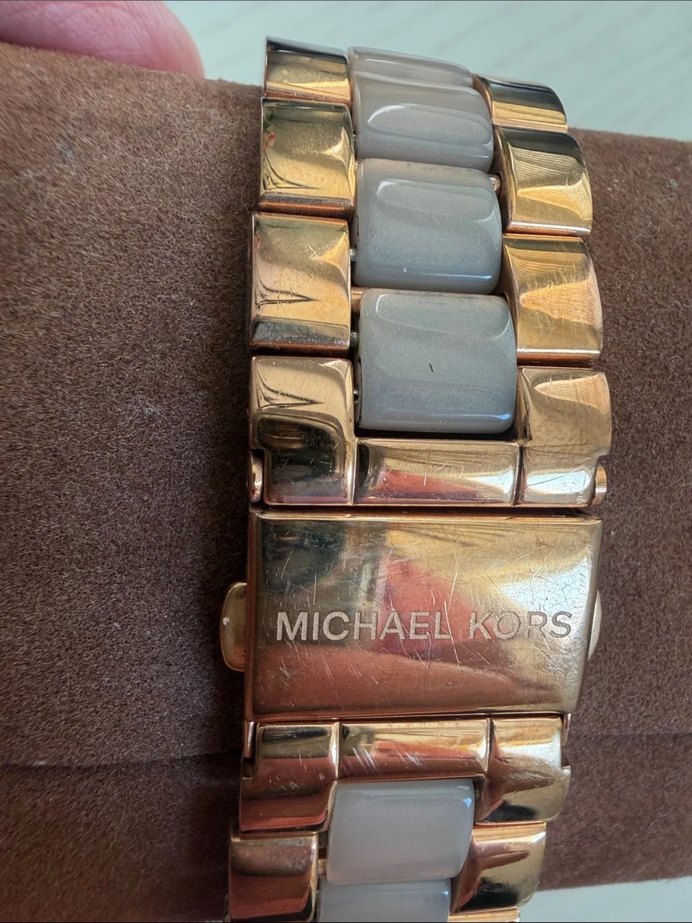 Michael Kors Rose Gold Crystal Pavé Bracelet Watch